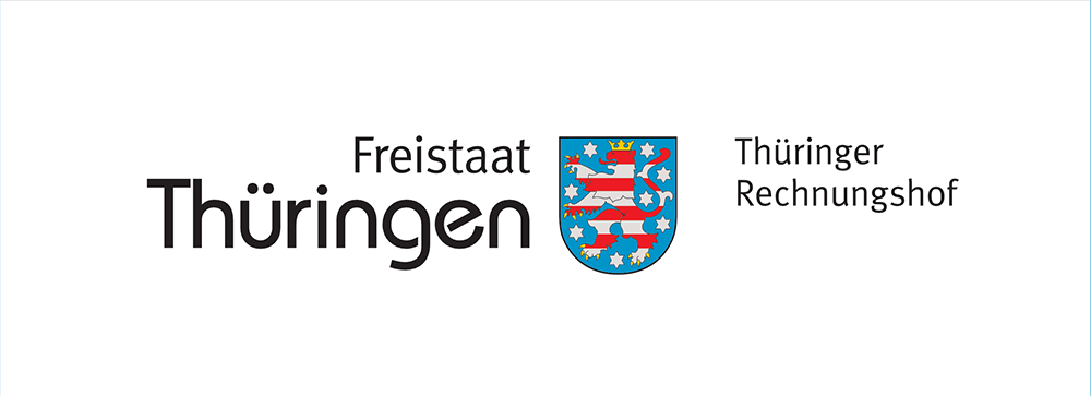 Logo des Freistaats Thüringen. Zurück zur Startseite des Thüringer Rechnungshofs